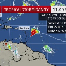 Tropical Storm Watch Issued For USVI As Danny Maintains Its Intensity, Public Urged To Make Final Preparations