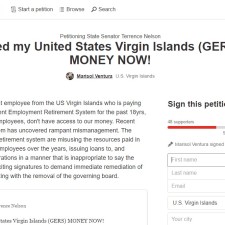 V.I. Residents Sign Petition To Dissolve G.E.R.S. Board Of Trustees