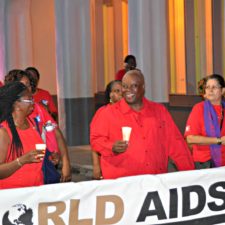 Mapp Joins Residents In World AIDS Day Candlelight Vigil Through Downtown Christiansted