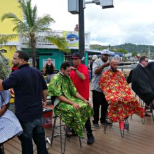 Watch: Karibbean Kuts Take Free Haircuts Initiative To Christiansted Boardwalk, Marveling Tourists