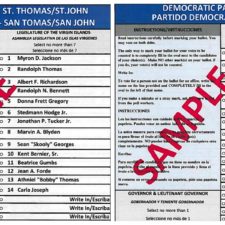 Here’s What The Primary Election Sample Ballots Look Like