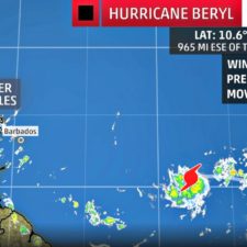 Hurricane Watch Issued For Dominica As Beryl Defies Forecast And Remains Organized; Storm Expected To Strengthen In Coming Days