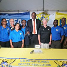 Watch | USVI Soccer Association, Governor Bryan And Denmark Soccer Officials At Press Conference Announcing Stadium, Partnership